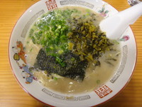 「タカナラーメン(並)(600円)」@バスラーメンの写真