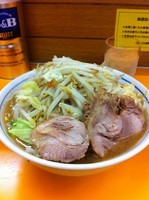 「ラーメン（ヤサイ　カラメ　ニンニク少々）」@ラーメンエース 八王子店の写真
