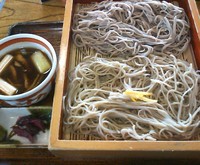 「四季の合い盛り　ゆず鴨せいろ （大盛）」@そば蔵 湖畔通り本店の写真