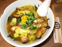 「冬野菜の鶏塩らーめん　800円」@与ろゐ屋の写真