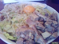 「油そば 全部のせ！」@UNDER GROUND RAMENの写真