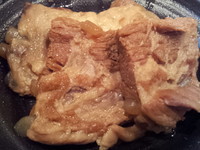 「なんこつそーきそば+じゅーしー(¥900)」@島食堂かりーの写真