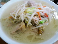 「鶏ぶた塩タンメン（大盛）　850円」@富白 御徒町本店の写真