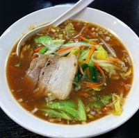 「味噌ラーメン「野菜たっぷり」（￥544）」@菜香園 梅屋敷店の写真