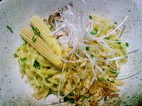 「グリーンカレーつけ麺」@麺屋 むぎのいえの写真