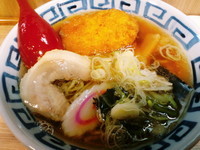 「煮干しら～めん　380円他」@そば新 京急蒲田店の写真