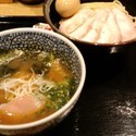 濃厚魚介つけ麺　味玉　鶏チャーシュートッピング