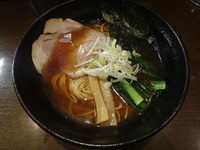 「鶏ガラ醬油麺+炙りチャーシューご飯(630+300円)」@麺や 嘉武十の写真