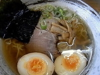 「中華そば+伊達地鶏煮卵」@中華そば伊達屋 千葉店の写真