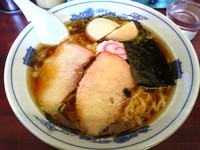 「中華そば+煮たまご」@白河中華そばの写真