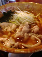 「白ねぎしゃぶそば」@麺龍 炎の杜の写真