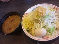 「【季節のつけそば】ジャンクなつけそば￥800＋味玉(クーポン」@中華蕎麦 瑞山（ZUIZAN）の写真