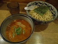 「『辛つけ麺 中盛(￥850)』」@麺屋ジャイアンの写真
