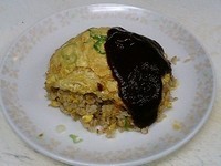 「オムチャーハン」@らぁ麺 みつひらの写真