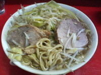 「ラーメン（ニンニク、野菜）」@ラーメン二郎 三田本店の写真