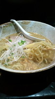 「グリーンカレーラーメン750円」@麺屋 むぎのいえの写真