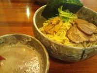 「燻つけ麺（サンマベース）　850円」@豚骨らーめん れんの写真