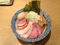 「夜の限定（1日10食限定・極太麺使用）汁無し鶏白湯そば」@麺屋 一燈の写真