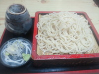 「もり（450円)+大盛(100円)」@そば処 なかだの写真