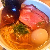 「特製そば（全部のせ）」@中華蕎麦 蘭鋳の写真
