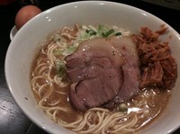 「【限定】肉煮干しそば 800円 大盛100円 生玉子50円」@らーめん こてつの写真