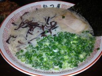 「らーめん＆チャーシュウ丼」@博多ラーメン かつ屋の写真