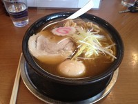 「煮干しらーめん(味玉＋大盛)」@栄昇らーめんの写真