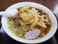 「天ぷらラーメン（大盛り）」@第2まんぷく食堂の写真