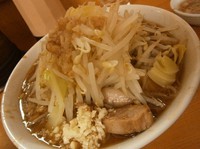 「ミニラーメン（ヤサイ・アブラ・ニンニクちょっと）」@ラーメン もみじ屋の写真