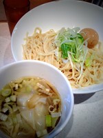 「海老つけそば(大)+味玉 850円」@二代目 海老そば けいすけ 高田馬場本店の写真