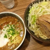 「カレーつけめんミニ（温玉トッピング）」@ラーメン燈郎の写真