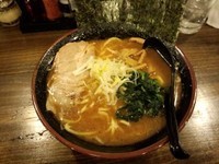 「豚骨魚介(醤油)600+中盛100円」@ラーメン将太の写真