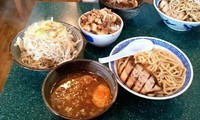「榛名づけ麺＋野菜タワー＋ミニチャーシュー丼」@大黒屋本舗 高崎沖町店の写真