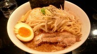 「魚出汁そば 750円（大盛サービス）」@濃厚つけ汁ソバ FRIDAY 勝田店の写真