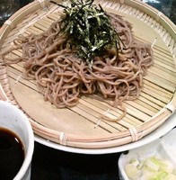 「田舎ざるそば(200g)480円」@つけ蕎麦 六文銭の写真