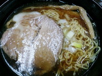 「ラーメン　並　300円（オープン特別価格）」@麺処 鳥天狗の写真