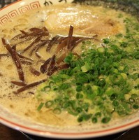 「ラーメン\600＋替玉\120×4」@博多ラーメン かつ屋の写真