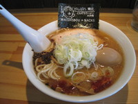 「限定　甘辛味噌ラーメン（白だし合わせ）650円＋味玉70円」@麺や のかぜの写真