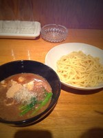 「魚豚つけ麺 700円」@麺革の写真