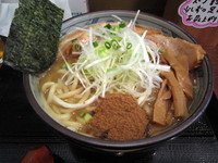 「濃厚中華そば（大盛）+チャーシュー」@つけそば 九六の写真