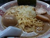 「中華ソバ 650円 味玉100円＋大盛り100円」@中華ソバ 伊吹の写真