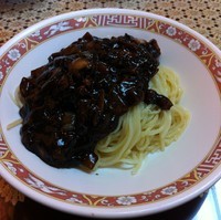 「짜장면（₩5,000）」@開花の写真