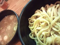 「つけ麺（200g）＋〆ラー」@づゅる麺 豚あじ 恵比寿神社前の写真