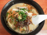 「みらくる南蛮（ハリガネ）＋替え玉（ハリガネ）」@前橋とんこつ 味楽留の写真