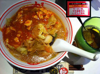 「蒙古タンメン+ウーロン茶」@蒙古タンメン中本 蒲田店の写真