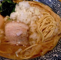 「煮玉子塩煮干し(880円）」@らーめん 稲垣の写真