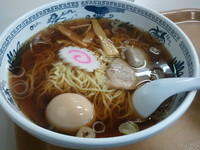 「味玉ラーメン（５９０円）」@鮫洲食堂の写真