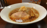 「ラーメン（麺半分・ヤサイ半分）＋ニンニク」@メガガンジャの写真