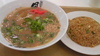 「Ａ定食（７８０円）」@博多長浜ラーメン風び 錦糸町オリナス店の写真