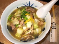 「冬野菜の鶏塩らーめん　800円」@与ろゐ屋の写真